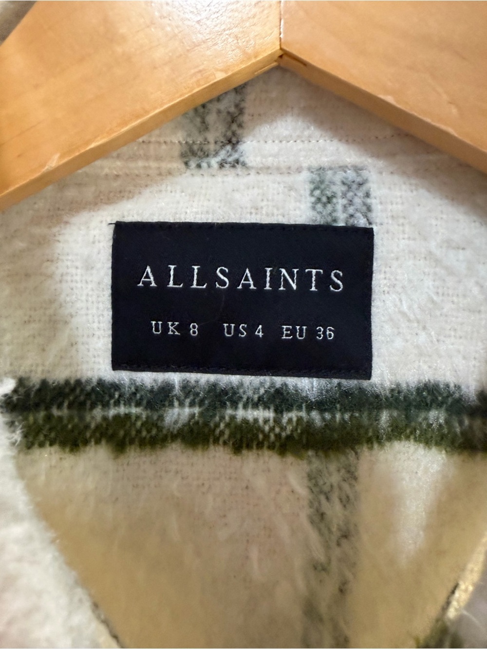 All Saints Monica Woven Shirt Sz 4 - Picture 4 of 7
